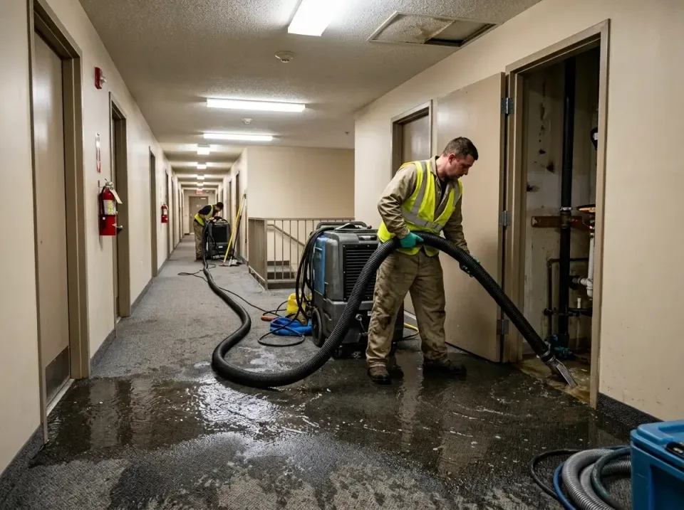 multi-unit-apartment-hallway-f-005 — frequently asked questions, Emergency Burst Pipe Water Extraction & Removal in Kingstre…